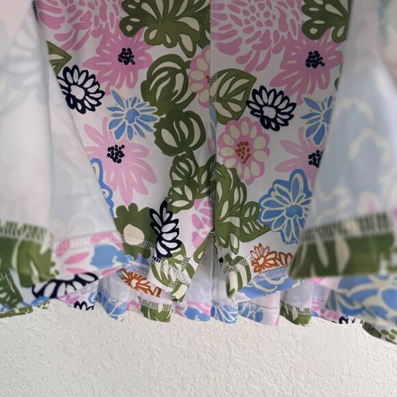 Smith & Quinn Skort Women Medium Floral Pleated Tennis Pickleball Athletic Skirt - Picture 6 of 9